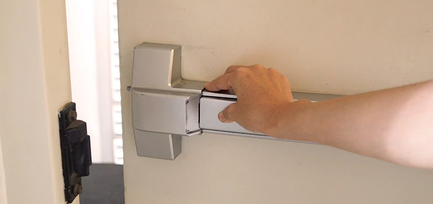 Roller Gate Panic Bar Installation in Bergenfield, New Jersey